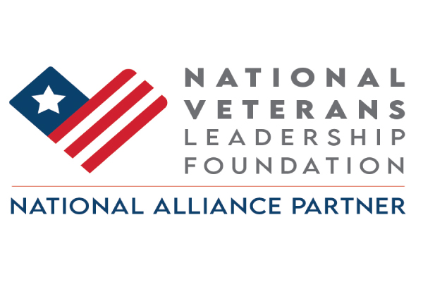 Logo shows National Veterans Leadership Foundation National Alliance Partner.